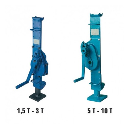 Cric Fût Montant - 10T/fût 7T/patte Course Levage 390 mm - OUTILLAGE PIERRE  (ACANTHE OUTILLAGE)