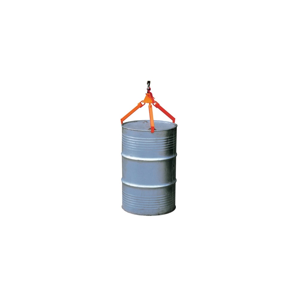 Lève-fûts Vertical à Chaîne - Capacité 1000 Kg - Pour Fûts En Plastique Ou Métal - Acier Au Manganèse - Levage Manuel