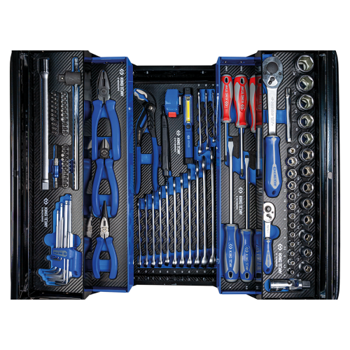 Caisse à outils complète - 220 x 260 x 470 mm - 89 pcs