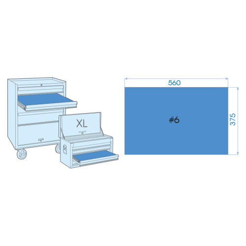 Plateau EVAWAVE de clés mixtes - 20 pièces