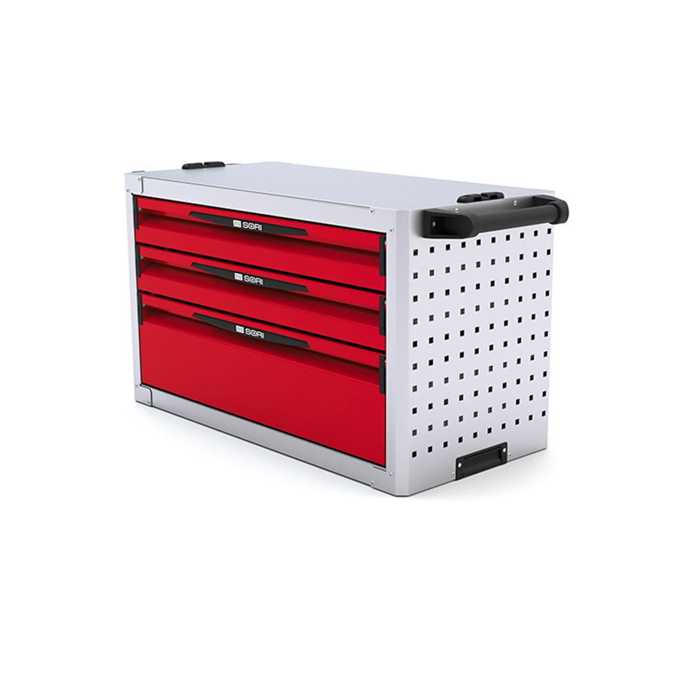 Coffre de rangement 3 tiroirs 825/985 x 400 x 495