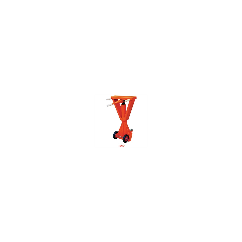 Vérin stabilisateur 45000 kg plaque d'appuie 153 x 612 mm